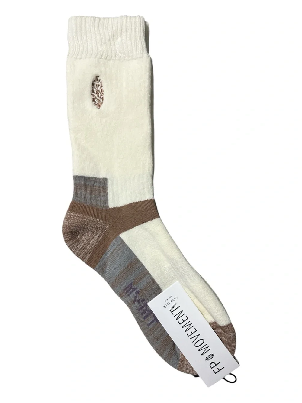 1414. FREE PEOPLE tube socks in Cream One Size NWT